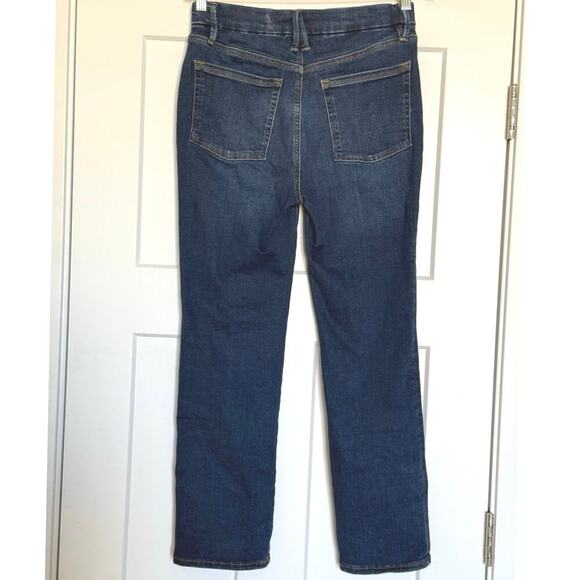 Good American Power Stretch Pull-On Straight Jeans Women’s Size 3 Indigo Blue - Picture 5 of 11